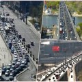 Krkljanac u centru zbog sudara u Terazijskom tunelu: Duge kolone na Brankovom i Trgu Nikole Pašića za ulazak u tunel, gužve i…