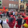 Albanci opleli kolce u Dizeldorfu: Opasno se zabavljaju pred meč sa Špancima, oni im se priključili