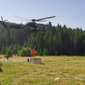 Vanredna situacija u delu opštine Prijepolje – širi se požar ka Kamenoj Gori, angažovani helikopteri