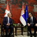 Vučić se sastao sa Parmelanom, sledi plenarni sastanak delegacija Srbije i Švajcarske (foto)