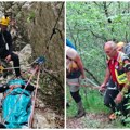 (Фото) Драма у кањону Невидио! Спасиоци извукли повређеног туристу из једног од најнепроходнијих предела Европе