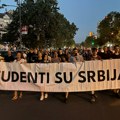 VIDEO "Studenti su Srbija" na čelu kolone: Šetnja povodom godišnjice napada na građane