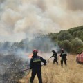 Srpski vatrogasci-spasioci u Grčkoj gase požare na teritoriji grada Volosa