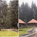 Pao prvi sneg u Srbiji, zabelelo se na Goliji