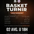 Basket turnir “Kraj Morave i ovog leta na terenima pored atletske staze, u toku prijave ekipa