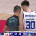 Pogledajte haos na meču Zvezda - Budućnost: Petrušev se uneo sudiji u lice i dobio isključenje, bes navijača