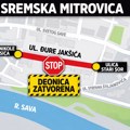 Danas zatvoren deo ulice Đure Jakšića u Sremskoj Mitrovici – izmene saobraćaja zbog radova