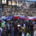 Održan šesti protest "Srbija protiv nasilja", napravljen prsten oko Vlade
