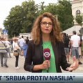 Reporterka N1: Manje je ljudi na protestu (video)