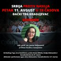 Organizatori objavili detalje o narednom protestu „Srbija protiv nasilja“