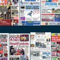 Naslovne strane sutrašnjih novina: Prelistavanje štampe za ponedeljak, 29. decembar 2025. godine