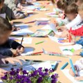 Likovna radionica za predškolce u okviru Prolećnog sajma meda i cveća