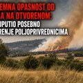 RHMZ upozorava na ekstremnu opasnost od požara: suša i vrućina isušile vegetaciju, vatra može planuti za tren