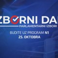 Izborni dan na N1 – budite uz program N1 25. oktobra