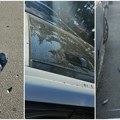 FOTO Minirana stena u centru Kopaonika: Kamenje letelo na sve strane i oštetilo automobile