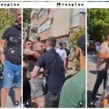 Tuča u Novom Sadu: Pristalice SNS došle da crtaju trobojke po zgradama, izbio sukob VIDEO