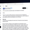 "Imamo puno novca u banci, ali je sa AI-jem toliko toga moguće da bi bilo rizično da ne reagujemo" — kaže CEO Coinbasea u…