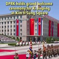 Svečani doček predsednika Kine u Pjongjangu