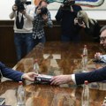 Vučić se sastao sa Harčenkom, informisao ga o neredima u Beogradu u nedelju uveče