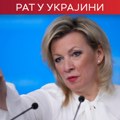 Zaharova: Zapadna Evropa kao "Carevo novo odelo"; Zelenski: Imam loš osećaj zbog rata u Iranu