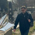 Vojin Ćetković stigao na sahranu! Kum Nebojše Glogovca skrhan bolom, tuga i jecaji odjekuju grobljem