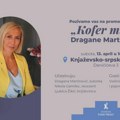 Промоција књиге „Кофер мисли“ Драгане Мартиновић у Крагујевцу