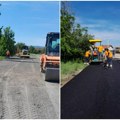 U toku popravka kolovoza na više lokacija: Uređuju se autobuska stajališta, pešačke staze, atarski putevi