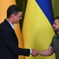 Rusija i Ukrajina: Španski premijer u Kijevu, ukrajinske snage drže mostobran kod Hersona – tvrde britanski obaveštajci