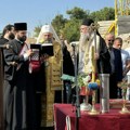 Patrijarh Porfirije i mitropolit Joanikije u Podgorici osveštali kamen temeljac crkve Svetog Save
