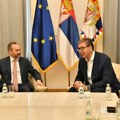 Vučić primio ambasadora Žofrea u oproštajnu posetu, sumirali rezultate saradnje EU i Srbije