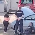 Uhapšeni sedi, vezali mu lisice, hauba otvorena: Hapšenje na Altini, muškarac priveden