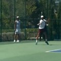 Novak počeo pripreme za SAD, snimila ga jedna dama: Evo gde trenira pred US Open VIDEO