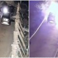 Zapaljeni automobili pripadnika MUP-a i njegovog oca u Mladenovcu! Mrkli mrak, a onda bum - pogledajte kako piroman pali…