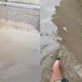 (Video) Snažno nevreme u Trsteniku: Olujni vetar i jak pljusak napravili haos, dvorišta kao jezera!