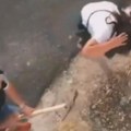 Muškarac udara ženu krampom u glavu, pa kreće na čoveka, čuju se urlici: Stravičan snimak iz Rastovca, prizor zaprepastio…