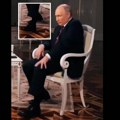 Putinov govor tela pokrenuo nagađanja! Ruski lider morao da kontroliše nogu tokom intervjua sa Karlsonom (video)