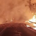 Ogroman Požar na tasosu: Turisti beže u kolonama, evakuisan hotel, vatra se širi velikom brzinom (video)