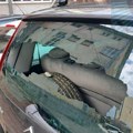 Razbijen automobil aktiviste Studentske liste iz Aleksinca