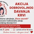 Tradicionalna akcija dobrovoljnog davanja krvi u organizaciji HU „Koče zauvek“