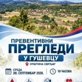 Besplatni preventivni pregledi sutra u Guševcu