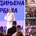 Uživo, puna hala u Lazarevcu: Skup liste "Ujedinjena Srbija - Aleksandar Vučić": Svi nose ruzmarin, ori se "Vidovdan"
