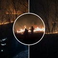Formirao se vatreni prsten na Fruškoj gori! Strašni snimci požara kod Novog Sada (video)