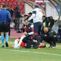Zvezda ostala bez kapitena: Dragović zbog povrede izašao iz igre u 30. minutu