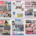 Naslovne strane sutrašnjih novina: Prelistavanje štampe za petak, 22. avgust 2025. godine