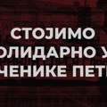 „Stojimo solidarno uz učenike Pete“: Danas najavljena šetnja podrške od Prve beogradske gimnazije