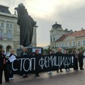 Protestna akcija na Trgu slobode: "Dva femicida za nedelju dana - nadležni da prestanu da zatvaraju oči"