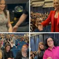 Miškovićeva snajka u prvom redu, Prijovićka utrčala: Poznate dame same na Marijinom koncertu