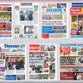Naslovne strane sutrašnjih novina: Prelistavanje štampe za sredu, 10. jun 2026. godine