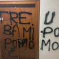 Vandalizovane prostorije Narodne stranke u Beogradu: Crnim sprejom napisano „treba mi pomoć“