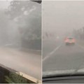 Potop! Strašno nevreme pogodilo Hrvatsku: Nebo se "otvorilo" nad Zagorom i Sinjem, grmljavina i obilna kiša! Ljudi sede pod…